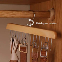 (Pack of 2) 8 in 1 Stainless Steel Anti Slip No Deformation Large Capacity Dormitory Clothes Drying Rack Sling Hanger